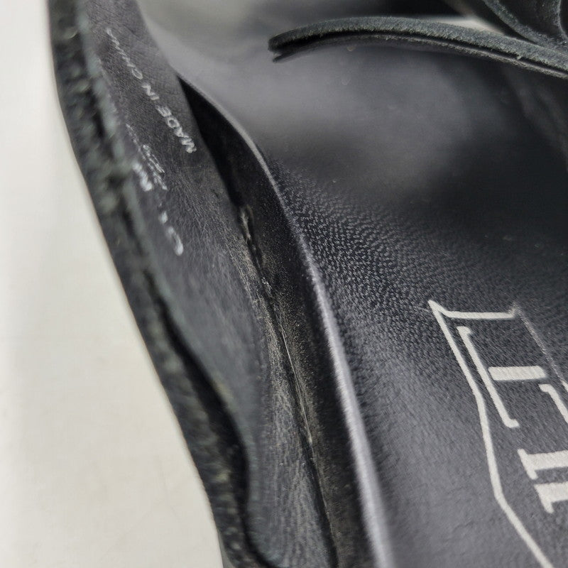 【中古品】【メンズ】 CULT カルト LEATHER SANDAL レザーサンダル 靴 164-260718-as-23-izu サイズ：43 カラー：ブラック 万代Net店