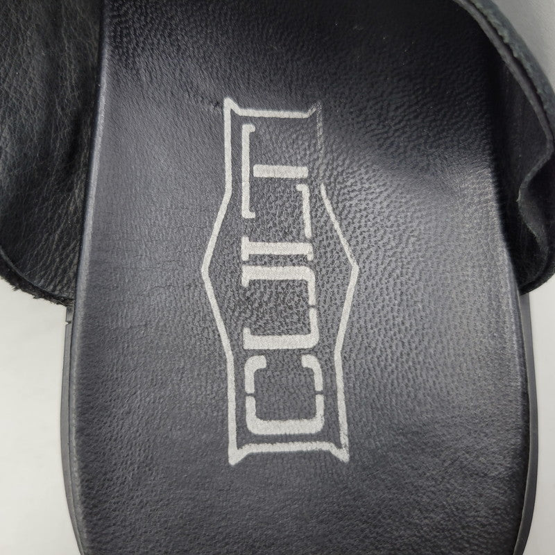 【中古品】【メンズ】 CULT カルト LEATHER SANDAL レザーサンダル 靴 164-260718-as-23-izu サイズ：43 カラー：ブラック 万代Net店