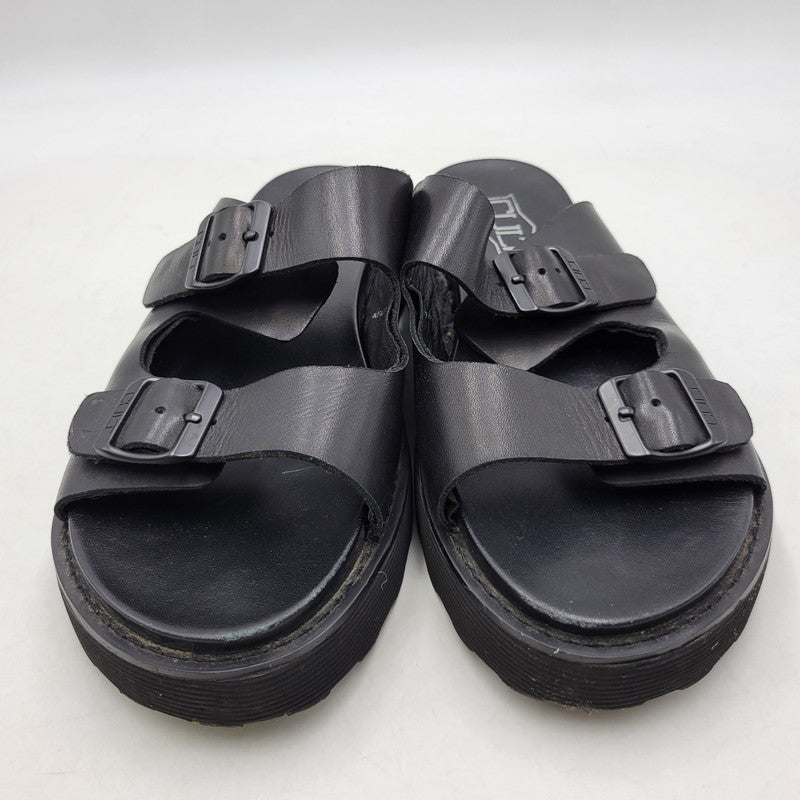 【中古品】【メンズ】 CULT カルト LEATHER SANDAL レザーサンダル 靴 164-260718-as-23-izu サイズ：43 カラー：ブラック 万代Net店