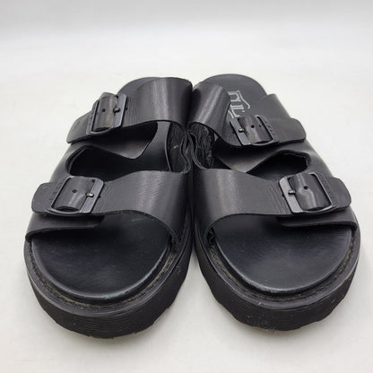 【中古品】【メンズ】 CULT カルト LEATHER SANDAL レザーサンダル 靴 164-260718-as-23-izu サイズ：43 カラー：ブラック 万代Net店