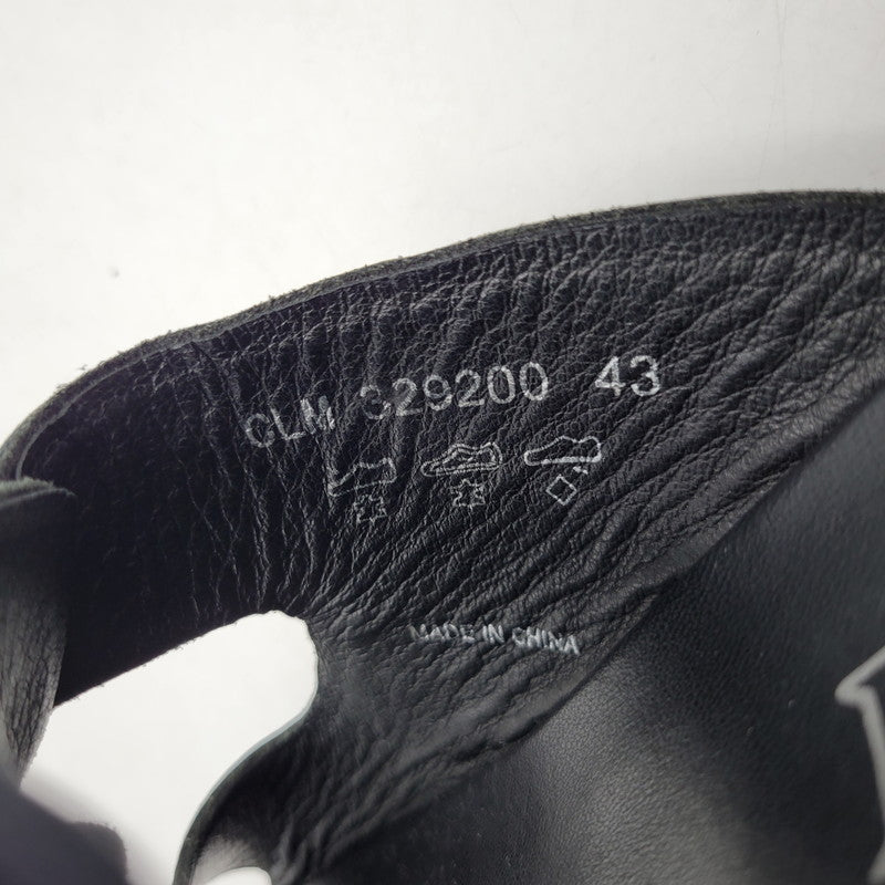 【中古品】【メンズ】 CULT カルト LEATHER SANDAL レザーサンダル 靴 164-260718-as-23-izu サイズ：43 カラー：ブラック 万代Net店