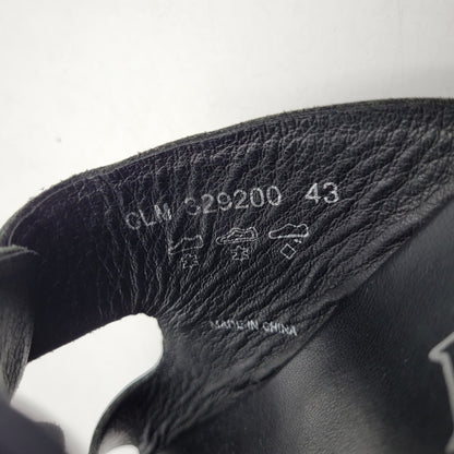 【中古品】【メンズ】 CULT カルト LEATHER SANDAL レザーサンダル 靴 164-260718-as-23-izu サイズ：43 カラー：ブラック 万代Net店