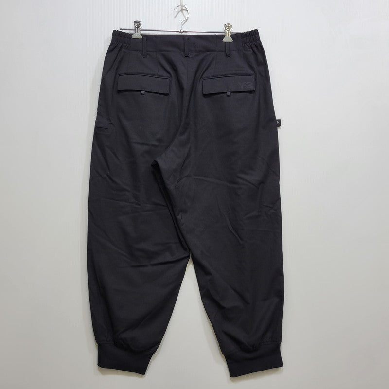 【中古品】【メンズ】 Y-3 ワイスリー M CLASSIC REFINED WOOL CUFF PANTS GK4567 クラシック リファインド ウール カフパンツ 151-260718-as-14-izu サイズ：XL カラー：ブラック 万代Net店