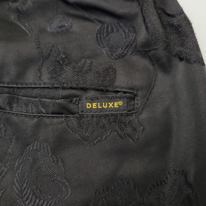 【中古品】【メンズ】 DELUXE デラックス × EVISEN エビセン GARCONS PANTS D4173 ギャルソンパンツ ボトムス 153-260718-as-15-izu サイズ：M カラー：ブラック 万代Net店