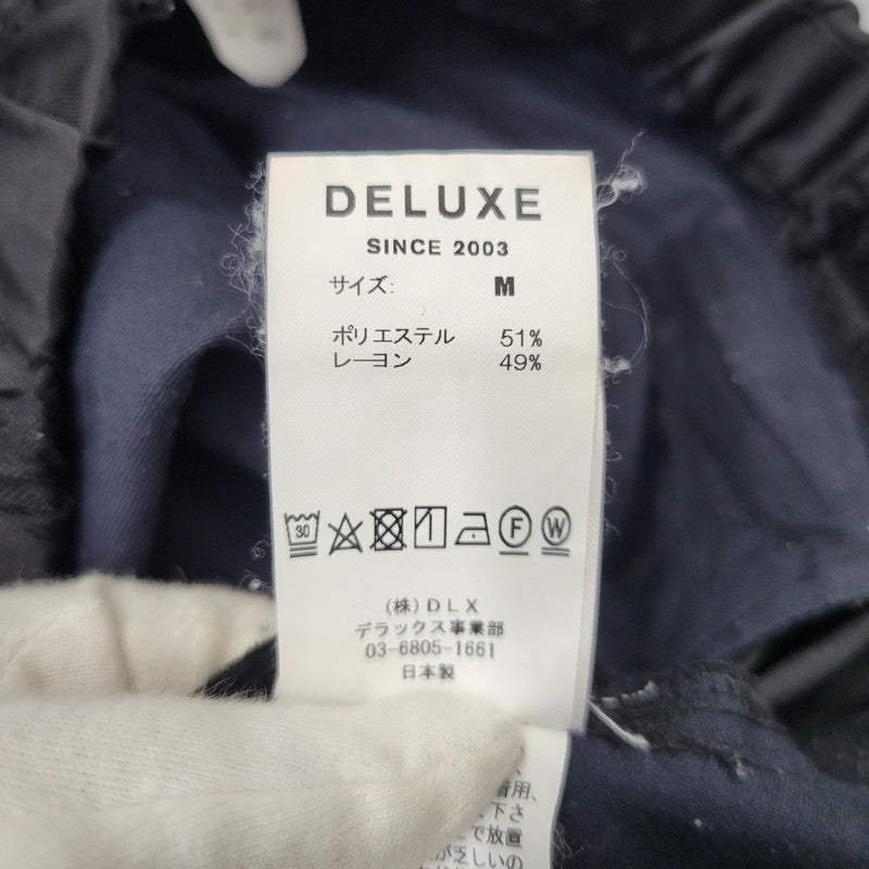 【中古品】【メンズ】 DELUXE デラックス × EVISEN エビセン GARCONS PANTS D4173 ギャルソンパンツ ボトムス 153-260718-as-15-izu サイズ：M カラー：ブラック 万代Net店