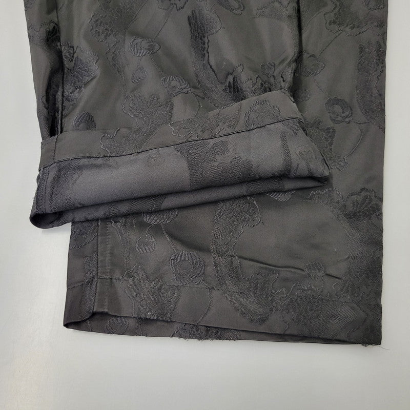 【中古品】【メンズ】 DELUXE デラックス × EVISEN エビセン GARCONS PANTS D4173 ギャルソンパンツ ボトムス 153-260718-as-15-izu サイズ：M カラー：ブラック 万代Net店