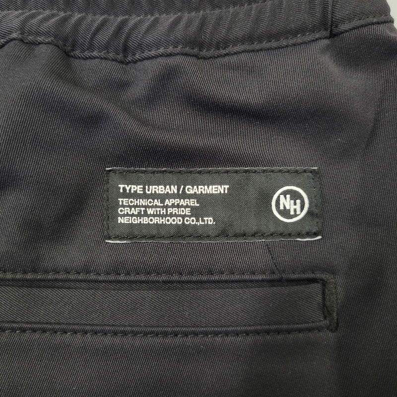 【中古品】【メンズ】 NEIGHBORHOOD ネイバーフッド BAGGY SILHOUETTE EASY PANTS 231AQNH-PTM01 バギー シルエット イージーパンツ 153-260718-as-16-izu サイズ：L カラー：ブラック 万代Net店