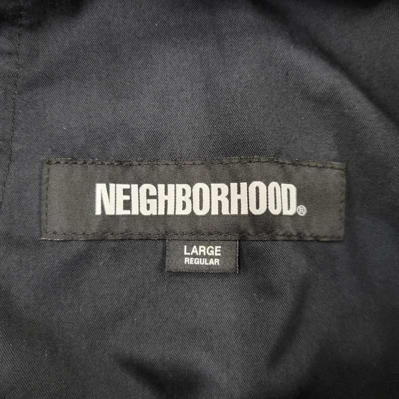 【中古品】【メンズ】 NEIGHBORHOOD ネイバーフッド BAGGY SILHOUETTE EASY PANTS 231AQNH-PTM01 バギー シルエット イージーパンツ 153-260718-as-16-izu サイズ：L カラー：ブラック 万代Net店