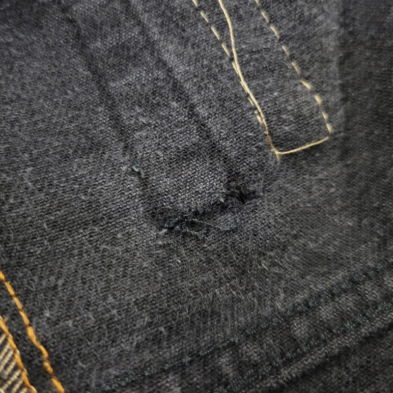 【現状渡し品】【メンズ】 USED REMAKE DAMAGE DENIM PANTS リメイク ダメージ デニムパンツ ジーンズ 157-260718-as-08-izu カラー：ブラック 万代Net店
