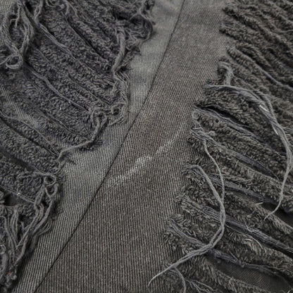 【現状渡し品】【メンズ】 USED REMAKE DAMAGE DENIM PANTS リメイク ダメージ デニムパンツ ジーンズ 157-260718-as-08-izu カラー：ブラック 万代Net店