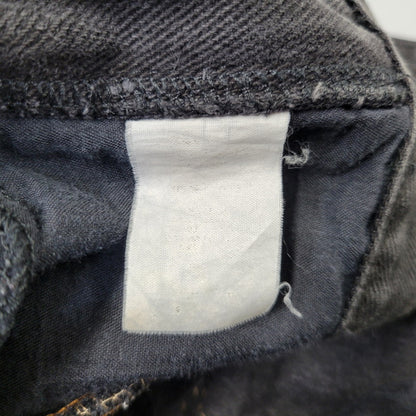 【現状渡し品】【メンズ】 USED REMAKE DAMAGE DENIM PANTS リメイク ダメージ デニムパンツ ジーンズ 157-260718-as-08-izu カラー：ブラック 万代Net店