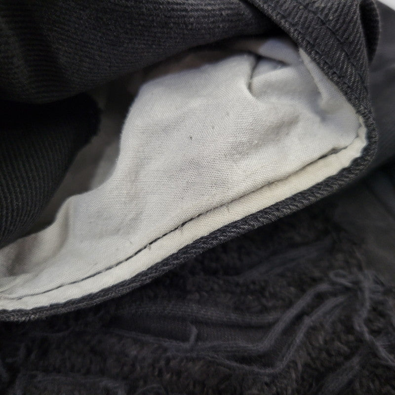 【現状渡し品】【メンズ】 USED REMAKE DAMAGE DENIM PANTS リメイク ダメージ デニムパンツ ジーンズ 157-260718-as-08-izu カラー：ブラック 万代Net店