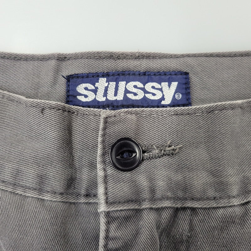 【中古品】【メンズ】 OLD STUSSY オールド ステューシー CARGO PANTS カーゴパンツ 紺タグ 153-260718-as-10-izu サイズ：32 カラー：グレー 万代Net店