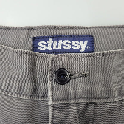 【中古品】【メンズ】 OLD STUSSY オールド ステューシー CARGO PANTS カーゴパンツ 紺タグ 153-260718-as-10-izu サイズ：32 カラー：グレー 万代Net店