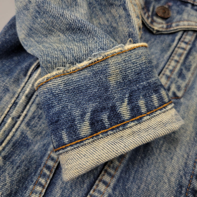 【中古品】【メンズ】 Levi's リーバイス SMALL-E DENIM TRUCKER JACKET 70706-0216 デニムトラッカージャケット 不均等V 146-260718-as-11-izu サイズ：20 カラー：インディゴ 万代Net店
