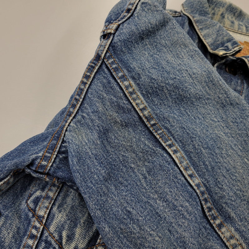 【中古品】【メンズ】 Levi's リーバイス SMALL-E DENIM TRUCKER JACKET 70706-0216 デニムトラッカージャケット 不均等V 146-260718-as-11-izu サイズ：20 カラー：インディゴ 万代Net店