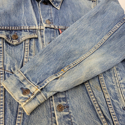 【中古品】【メンズ】 Levi's リーバイス SMALL-E DENIM TRUCKER JACKET 70706-0216 デニムトラッカージャケット 不均等V 146-260718-as-11-izu サイズ：20 カラー：インディゴ 万代Net店