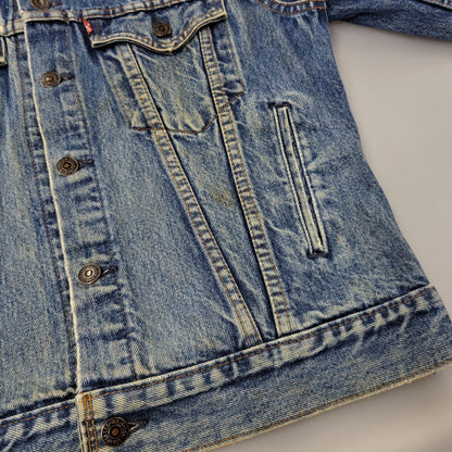 【中古品】【メンズ】 Levi's リーバイス SMALL-E DENIM TRUCKER JACKET 70706-0216 デニムトラッカージャケット 不均等V 146-260718-as-11-izu サイズ：20 カラー：インディゴ 万代Net店