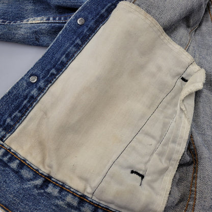 【中古品】【メンズ】 Levi's リーバイス SMALL-E DENIM TRUCKER JACKET 70706-0216 デニムトラッカージャケット 不均等V 146-260718-as-11-izu サイズ：20 カラー：インディゴ 万代Net店