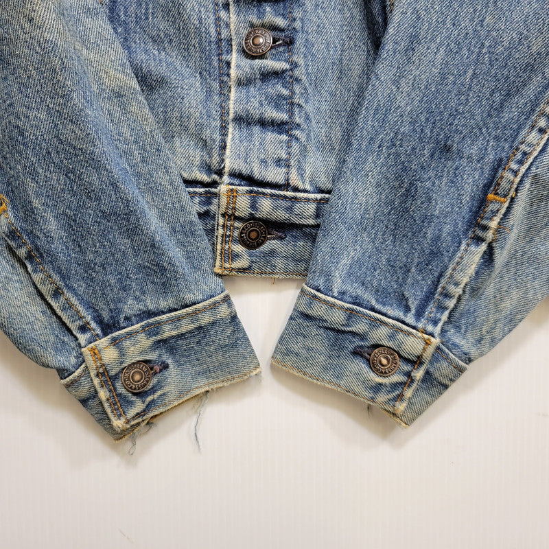 【中古品】【メンズ】 Levi's リーバイス SMALL-E DENIM TRUCKER JACKET 70706-0216 デニムトラッカージャケット 不均等V 146-260718-as-11-izu サイズ：20 カラー：インディゴ 万代Net店