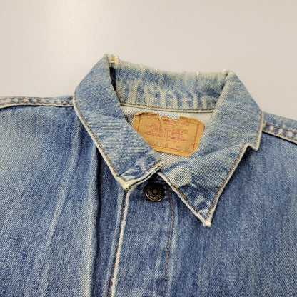 【中古品】【メンズ】 Levi's リーバイス SMALL-E DENIM TRUCKER JACKET 70706-0216 デニムトラッカージャケット 不均等V 146-260718-as-11-izu サイズ：20 カラー：インディゴ 万代Net店