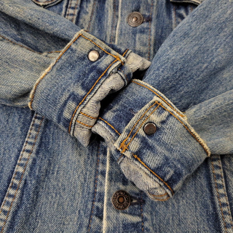 【中古品】【メンズ】 Levi's リーバイス SMALL-E DENIM TRUCKER JACKET 70706-0216 デニムトラッカージャケット 不均等V 146-260718-as-11-izu サイズ：20 カラー：インディゴ 万代Net店