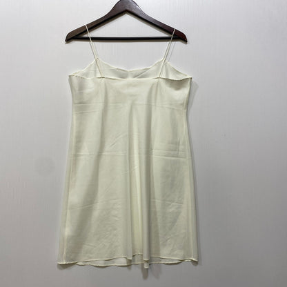 【中古品】【レディース】 theory セオリー CLASSIC CREPE SL SHIRTDRESS 01-0305515-115-702 クラシック クレープ スリーブレス シャツドレス 168-260719-as-11-izu サイズ：2 カラー：アイボリー 万代Net店