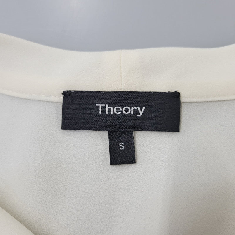 【中古品】【レディース】 THEORY セオリー 01-0408208-150-902 KIMLY.S SHALLOW.GGT シャツ ブラウス トップス 168-260721-kh-01-izu サイズ：S カラー：アイボリー 万代Net店