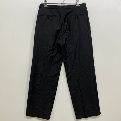 【中古品】【メンズ】 DUNHILL ダンヒル OPTI ZIP 2TUCK WOOL SLACKS オプティジップ ツータック ウールスラックス ズボン ボトムス 152-260722-ya-04-izu サイズ：48 カラー：ブラック 万代Net店
