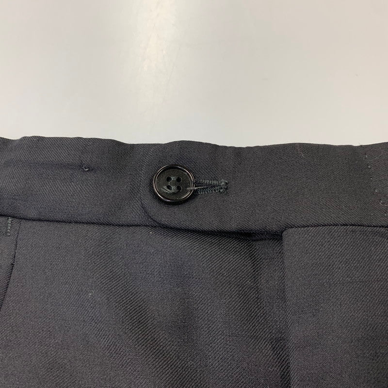 【中古品】【メンズ】 DUNHILL ダンヒル OPTI ZIP 2TUCK WOOL SLACKS オプティジップ ツータック ウールスラックス ズボン ボトムス 152-260722-ya-04-izu サイズ：48 カラー：ブラック 万代Net店