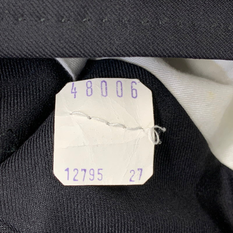 【中古品】【メンズ】 DUNHILL ダンヒル OPTI ZIP 2TUCK WOOL SLACKS オプティジップ ツータック ウールスラックス ズボン ボトムス 152-260722-ya-04-izu サイズ：48 カラー：ブラック 万代Net店