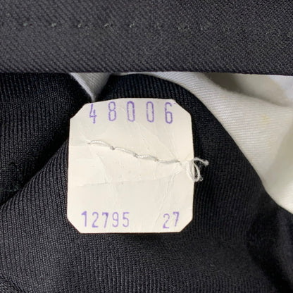 【中古品】【メンズ】 DUNHILL ダンヒル OPTI ZIP 2TUCK WOOL SLACKS オプティジップ ツータック ウールスラックス ズボン ボトムス 152-260722-ya-04-izu サイズ：48 カラー：ブラック 万代Net店