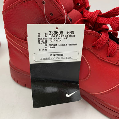 【中古品】【メンズ】 NIKE ナイキ 336608-660 BIG NIKE HI ビッグ ナイキ ハイ スニーカー シューズ 靴 160-260721-cs-22-izu サイズ：28.5cm カラー：RED 万代Net店