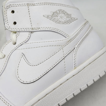 【中古品】【メンズ】 NIKE ナイキ 554724-100 AIR JORDAN 1 RETRO MID エア ジョーダン ワン レトロ ミッド スニーカー シューズ 靴 160-260719-cs-07-izu サイズ：30cm カラー：WHITE/WHITE-COOL GREY 万代Net店
