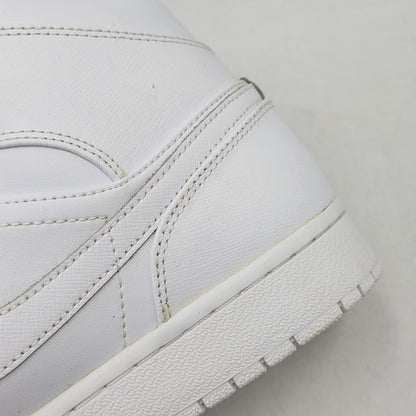 【中古品】【メンズ】 NIKE ナイキ 554724-100 AIR JORDAN 1 RETRO MID エア ジョーダン ワン レトロ ミッド スニーカー シューズ 靴 160-260719-cs-07-izu サイズ：30cm カラー：WHITE/WHITE-COOL GREY 万代Net店