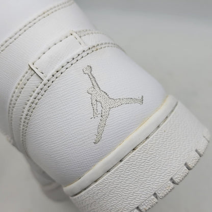 【中古品】【メンズ】 NIKE ナイキ 554724-100 AIR JORDAN 1 RETRO MID エア ジョーダン ワン レトロ ミッド スニーカー シューズ 靴 160-260719-cs-07-izu サイズ：30cm カラー：WHITE/WHITE-COOL GREY 万代Net店