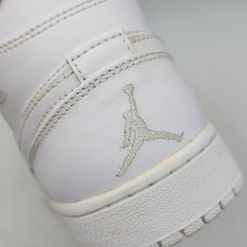 【中古品】【メンズ】 NIKE ナイキ 554724-100 AIR JORDAN 1 RETRO MID エア ジョーダン ワン レトロ ミッド スニーカー シューズ 靴 160-260719-cs-07-izu サイズ：30cm カラー：WHITE/WHITE-COOL GREY 万代Net店