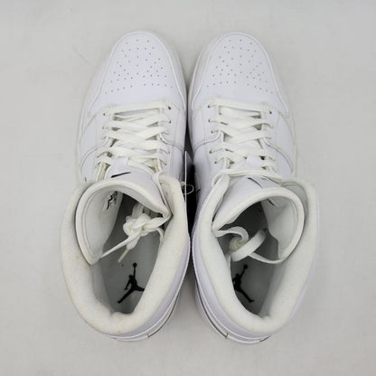 【中古品】【メンズ】 NIKE ナイキ 554724-100 AIR JORDAN 1 RETRO MID エア ジョーダン ワン レトロ ミッド スニーカー シューズ 靴 160-260719-cs-07-izu サイズ：30cm カラー：WHITE/WHITE-COOL GREY 万代Net店