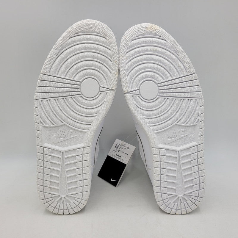 【中古品】【メンズ】 NIKE ナイキ 554724-100 AIR JORDAN 1 RETRO MID エア ジョーダン ワン レトロ ミッド スニーカー シューズ 靴 160-260719-cs-07-izu サイズ：30cm カラー：WHITE/WHITE-COOL GREY 万代Net店