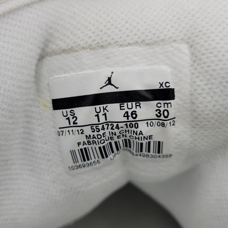 【中古品】【メンズ】 NIKE ナイキ 554724-100 AIR JORDAN 1 RETRO MID エア ジョーダン ワン レトロ ミッド スニーカー シューズ 靴 160-260719-cs-07-izu サイズ：30cm カラー：WHITE/WHITE-COOL GREY 万代Net店