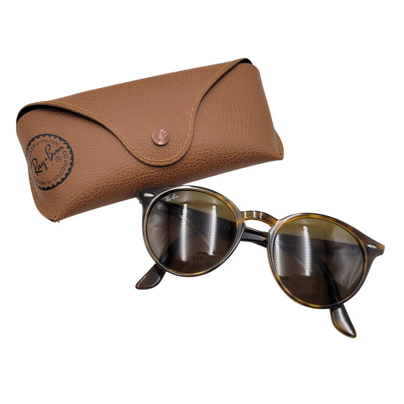 【中古品】【メンズ/レディース】 RAY-BAN レイバン RB2180-F SUNGLASSES サングラス 203-260726-kh-09-izu サイズ：51□20-150 カラー：ブラウン系 万代Net店