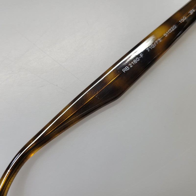 【中古品】【メンズ/レディース】 RAY-BAN レイバン RB2180-F SUNGLASSES サングラス 203-260726-kh-09-izu サイズ：51□20-150 カラー：ブラウン系 万代Net店