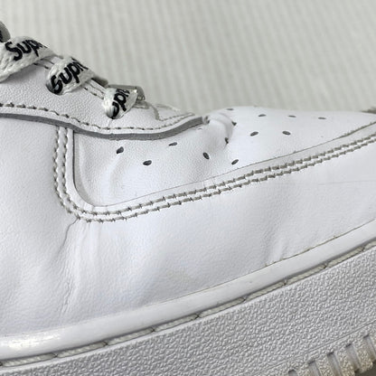 【中古品】【メンズ】 NIKE ナイキ × SUPREME シュプリーム AIR FORCE 1 LOW SP CU9225-102 エアフォース1 ロー SP スニーカー 靴 160-260719-as-02-izu サイズ：27cm カラー：WHITE/BLACK-WHITE 万代Net店