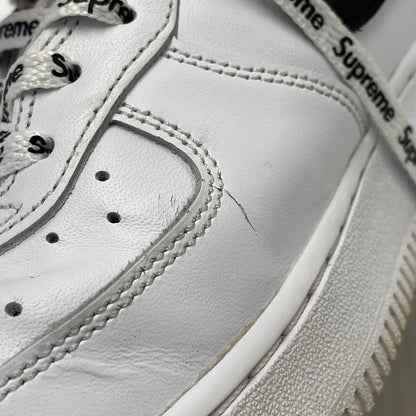 【中古品】【メンズ】 NIKE ナイキ × SUPREME シュプリーム AIR FORCE 1 LOW SP CU9225-102 エアフォース1 ロー SP スニーカー 靴 160-260719-as-02-izu サイズ：27cm カラー：WHITE/BLACK-WHITE 万代Net店