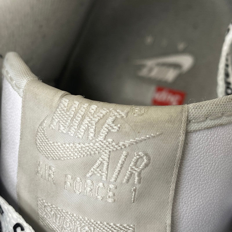 【中古品】【メンズ】 NIKE ナイキ × SUPREME シュプリーム AIR FORCE 1 LOW SP CU9225-102 エアフォース1 ロー SP スニーカー 靴 160-260719-as-02-izu サイズ：27cm カラー：WHITE/BLACK-WHITE 万代Net店