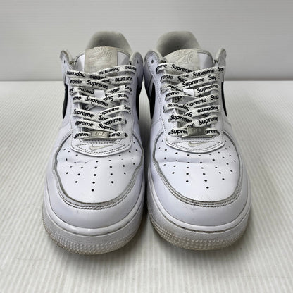 【中古品】【メンズ】 NIKE ナイキ × SUPREME シュプリーム AIR FORCE 1 LOW SP CU9225-102 エアフォース1 ロー SP スニーカー 靴 160-260719-as-02-izu サイズ：27cm カラー：WHITE/BLACK-WHITE 万代Net店