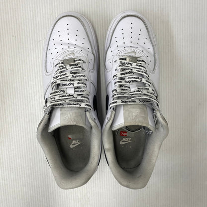 【中古品】【メンズ】 NIKE ナイキ × SUPREME シュプリーム AIR FORCE 1 LOW SP CU9225-102 エアフォース1 ロー SP スニーカー 靴 160-260719-as-02-izu サイズ：27cm カラー：WHITE/BLACK-WHITE 万代Net店