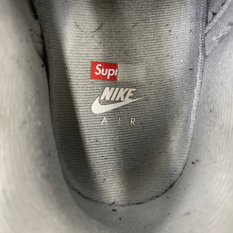【中古品】【メンズ】 NIKE ナイキ × SUPREME シュプリーム AIR FORCE 1 LOW SP CU9225-102 エアフォース1 ロー SP スニーカー 靴 160-260719-as-02-izu サイズ：27cm カラー：WHITE/BLACK-WHITE 万代Net店