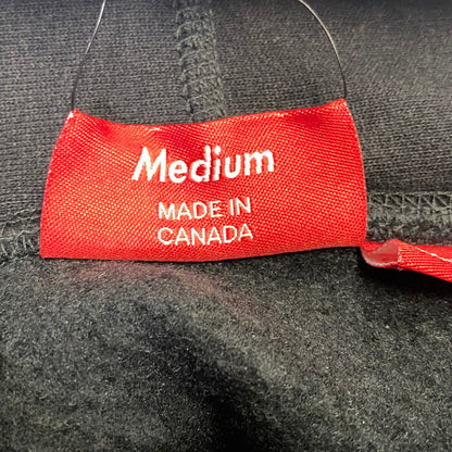 【中古美品】【メンズ】 Supreme シュプリーム RAISED HANDSTYLE HOODED SWEATSHIRT レイズハンドスタイル フーデッド スウェットシャツ パーカー 149-260719-as-01-izu サイズ：M カラー：ブラック 万代Net店