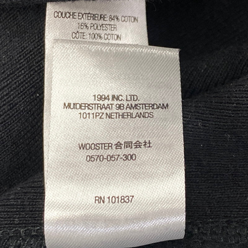 【中古美品】【メンズ】 Supreme シュプリーム RAISED HANDSTYLE HOODED SWEATSHIRT レイズハンドスタイル フーデッド スウェットシャツ パーカー 149-260719-as-01-izu サイズ：M カラー：ブラック 万代Net店